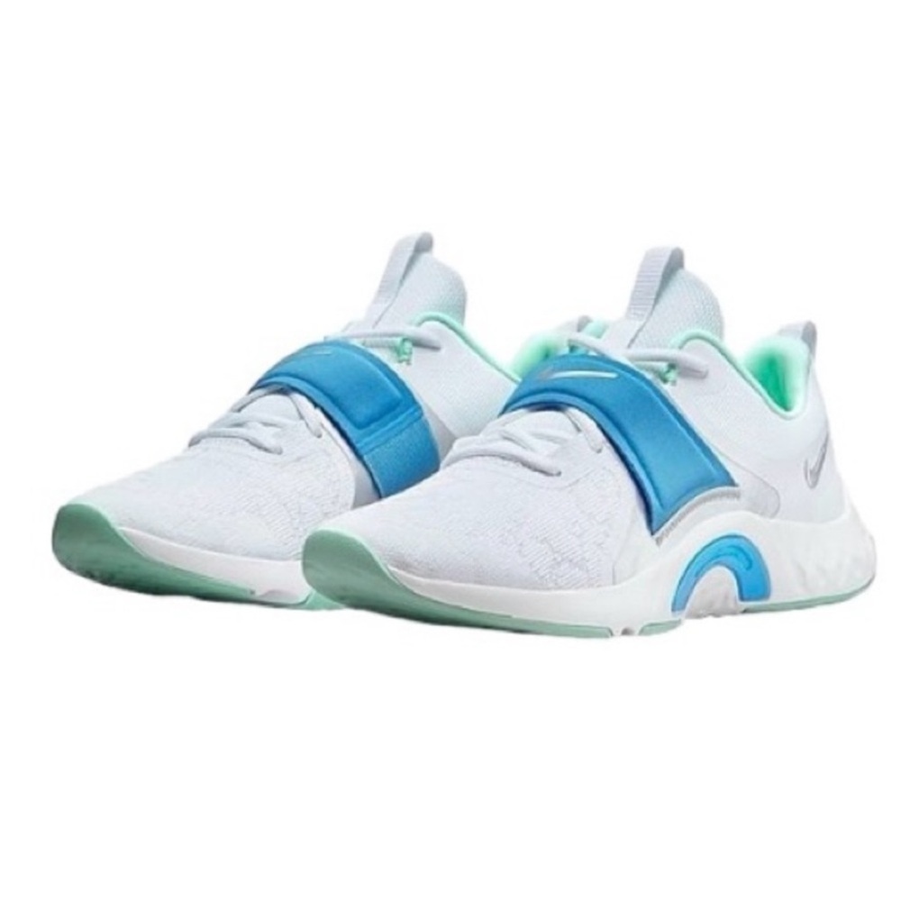 NIKE RENEW IN-SEASON TR 12 TRAINING SHOES 9 White/Mint Foam/University Blue